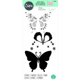 Sizzix Layered Stamps by Lisa Jones Decorated Butterfly (3pcs) (665833) (DISCONTINUED)