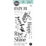 Sizzix Clear Stamps by Pete Hughes Sunnyside Sentiments #9 (5pcs) (665411) (DISCONTINUED)