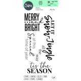 Sizzix Clear Stamps by Olivia Rose Festive Sentiments #2 (5pcs) (664938) (DISCONTINUED)