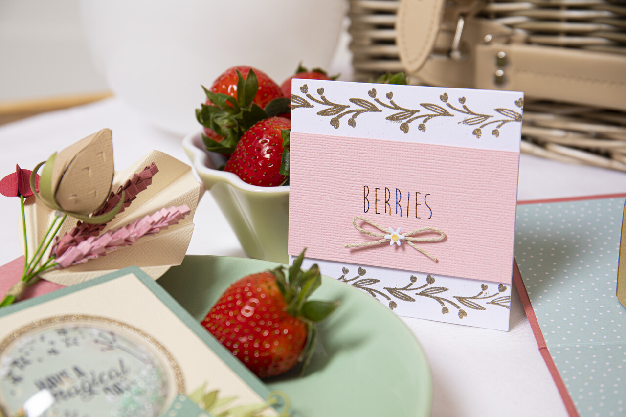 Sizzix Clear Stamps by Olivia Rose Organic Borders (4pcs) (665976) (DISCONTINUED)