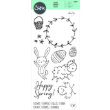 Sizzix Clear Stamps by Olivia Rose Spring Essentials (9pcs) (665829) (DISCONTINUED)