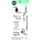 Sizzix Clear Stamps by Olivia Rose Wings Out (7pcs) (666269) (DISCONTINUED)