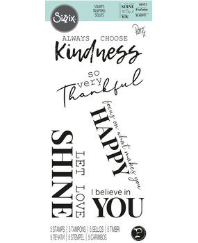Sizzix Clear Stamps by Pete Hughes Sunnyside Sentiments #10 (5pcs) (665412) (DISCONTINUED) Sizzix Clear Stamps by Pete Hughes Sunnyside Sentiments #10 (5pcs) (665412) (DISCONTINUED)