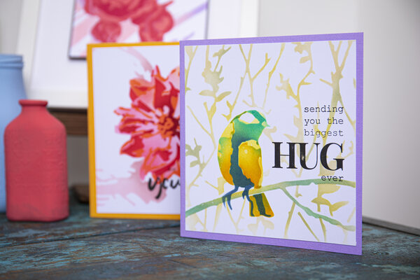 Sizzix Clear Stamps by Pete Hughes Sunnyside Sentiments #7 (5pcs) (665409) (DISCONTINUED)