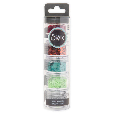 Sizzix Sequins & Beads Muted (5g x 5pcs) (665689) (OUTLET)