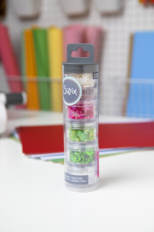 Sizzix Sequins & Beads Festive (5g x 5pcs) (664675) (DISCONTINUED) Sizzix Sequins & Beads Festive (5g x 5pcs) (664675) (DISCONTINUED)