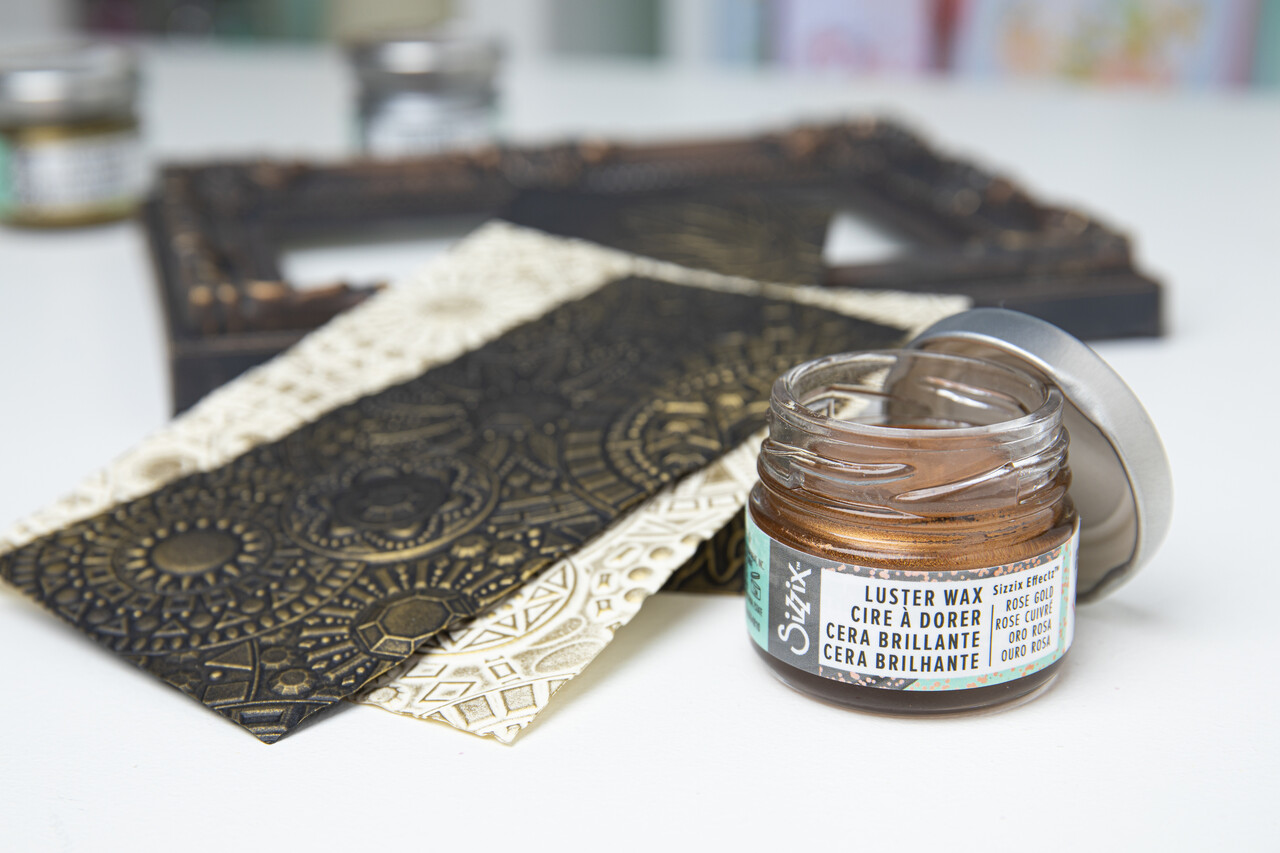 Sizzix Luster Wax Rose Gold 20ml (664810) Sizzix Luster Wax Rose Gold 20ml (664810)