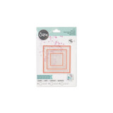 Sizzix Shaker Panes Squares 1 1/2, 2 1/2 & 3 1/2 Inch (3pcs) (665452) (DISCONTINUED)