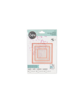 Sizzix Shaker Panes Squares 1 1/2, 2 1/2 & 3 1/2 Inch (3pcs) (665452) (DISCONTINUED)