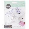 Sizzix Shaker Domes Star 3 Inch (6pcs) (664595) (OUTLET)