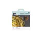 Sizzix Decorative Foil Sheets 6x6 Inch Gold (10pcs) (664566) (DISCONTINUED)