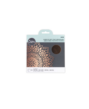 Sizzix Decorative Foil Sheets 6x6 Inch Rose Gold (10pcs) (664568) (DISCONTINUED)
