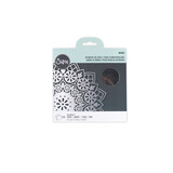 Sizzix Decorative Foil Sheets 6x6 Inch Silver (10pcs) (664567) (DISCONTINUED)