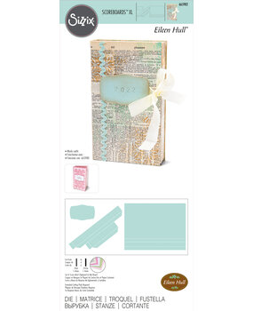 Sizzix ScoreBoards XL Die by Eileen Hull Skinny Mini Book Box (665982) (DISCONTINUED)