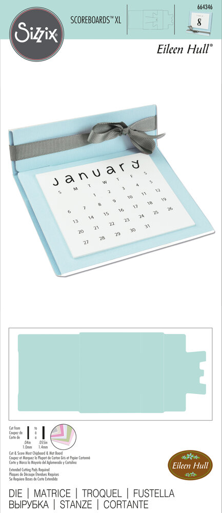 Sizzix ScoreBoards XL Die by Eileen Hull Display Stand (664346) (DISCONTINUED)