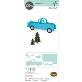 Sizzix ScoreBoards XL Die by Eileen Hull Box, Vintage Truck (665328) (DISCONTINUED)