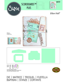 Sizzix ScoreBoards Plus Die by Eileen Hull Frame Pocket Journal (666152) (DISCONTINUED)
