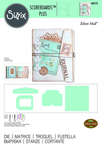 Sizzix ScoreBoards Plus Die by Eileen Hull Frame Pocket Journal (666152) (DISCONTINUED) Sizzix ScoreBoards Plus Die by Eileen Hull Frame Pocket Journal (666152) (DISCONTINUED)