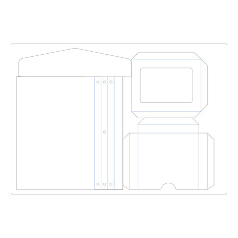 Sizzix ScoreBoards Plus Die by Eileen Hull Frame Pocket Journal (666152) (DISCONTINUED) Sizzix ScoreBoards Plus Die by Eileen Hull Frame Pocket Journal (666152) (DISCONTINUED)