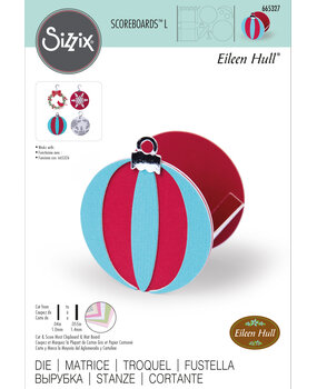 Sizzix ScoreBoards L Die by Eileen Hull Box, Ornament (665327) (DISCONTINUED)