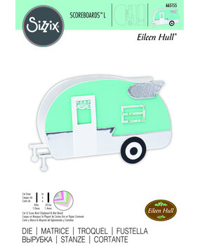 Sizzix ScoreBoards L Die by Eileen Hull Box, 3D Camper (665155) (DISCONTINUED)