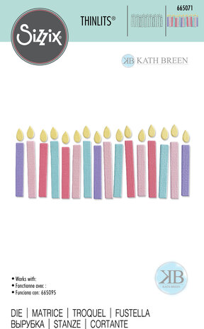 Sizzix Thinlits Die by Kath Breen Birthday Candles (665071) (DISCONTINUED) Sizzix Thinlits Die by Kath Breen Birthday Candles (665071) (DISCONTINUED)