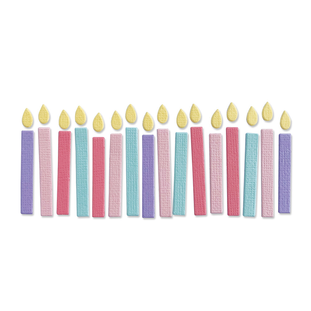 Sizzix Thinlits Die by Kath Breen Birthday Candles (665071) (DISCONTINUED) Sizzix Thinlits Die by Kath Breen Birthday Candles (665071) (DISCONTINUED)