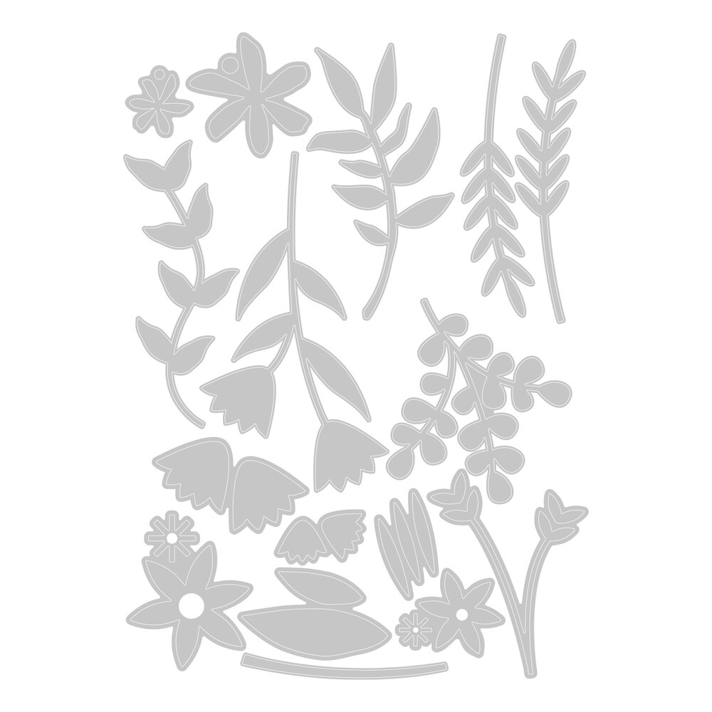 Sizzix Thinlits Die by Lisa Jones Boho Bouquet (16pcs) (666109) (DISCONTINUED) Sizzix Thinlits Die by Lisa Jones Boho Bouquet (16pcs) (666109) (DISCONTINUED)