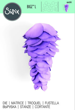 Sizzix Bigz L Die Wisteria (664391) (OUTLET) Sizzix Bigz L Die Wisteria (664391) (OUTLET)