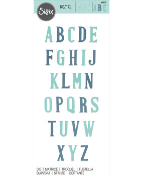 Sizzix Bigz XL Die Alphabet Nostalgic (664724) (OUTLET) Sizzix Bigz XL Die Alphabet Nostalgic (664724) (OUTLET)