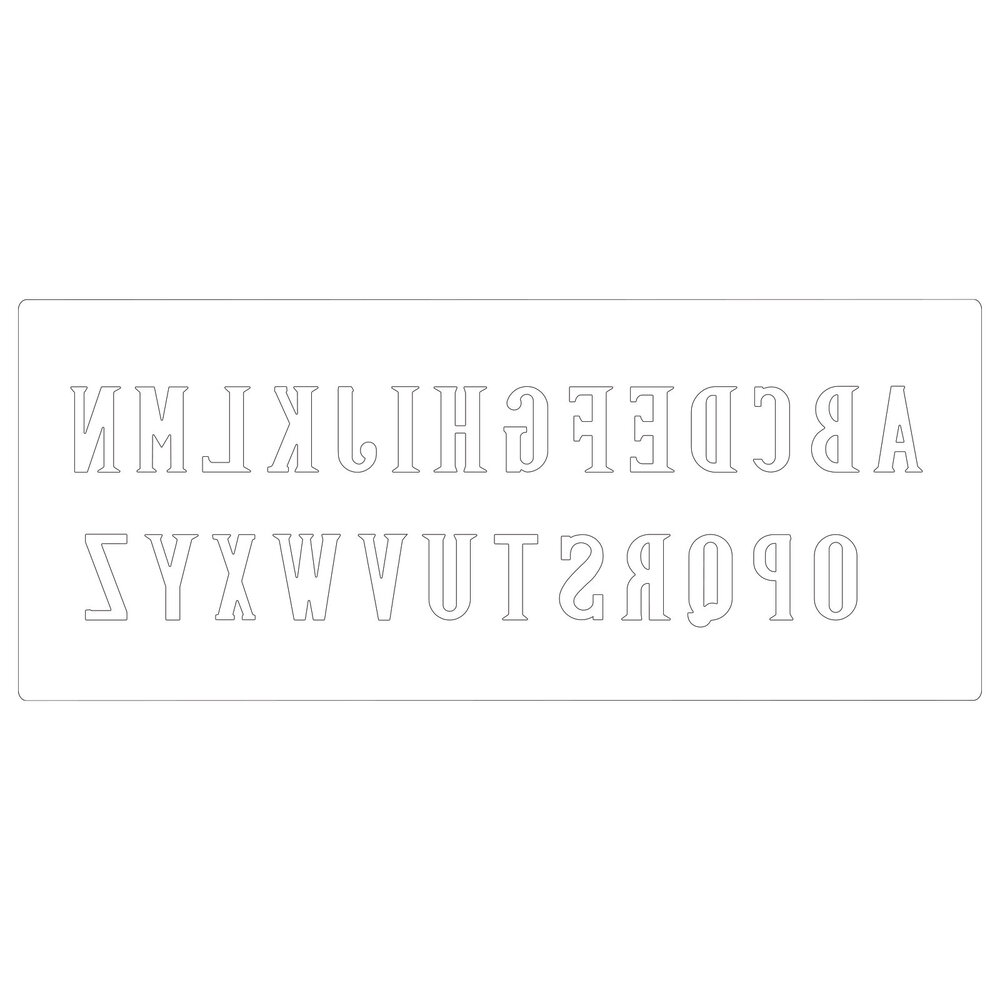 Sizzix Bigz XL Die Alphabet Nostalgic (664724) (OUTLET)