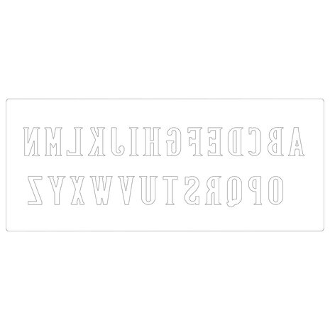 Sizzix Bigz XL Die Alphabet Nostalgic (664724) (OUTLET)
