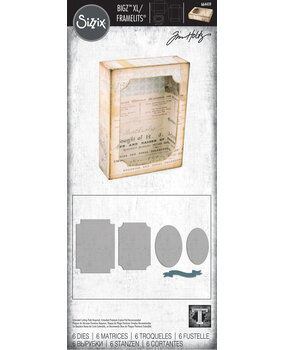 Sizzix Bigz XL Die w/Framelits by Tim Holtz Curio Box (664419) (DISCONTINUED)