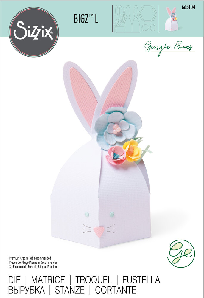 Sizzix Bigz L Die by Georgie Evans Box Bunny (665104) (DISCONTINUED)