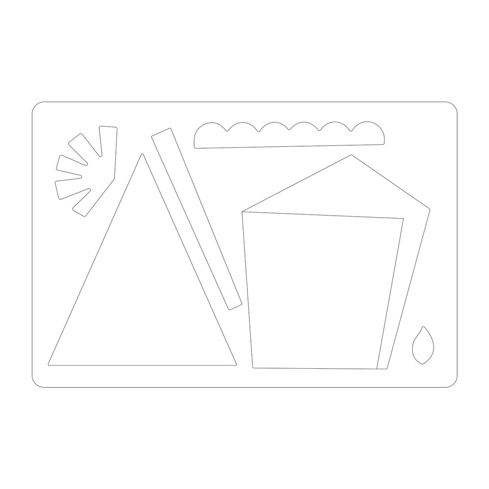 Sizzix Bigz L Die by Jennifer Ogborn Party Elements (666029) (DISCONTINUED)