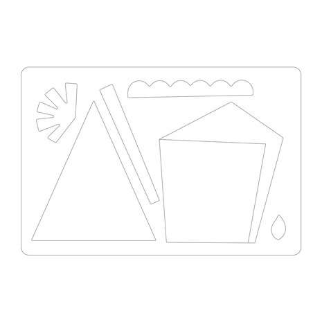 Sizzix Bigz L Die by Jennifer Ogborn Party Elements (666029) (DISCONTINUED)