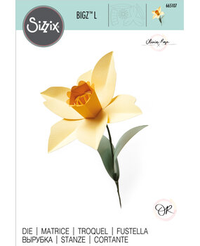 Sizzix Bigz L Die by Olivia Rose Daffodil (665107) (DISCONTINUED) Sizzix Bigz L Die by Olivia Rose Daffodil (665107) (DISCONTINUED)