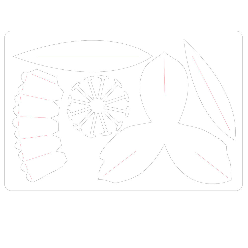 Sizzix Bigz L Die by Olivia Rose Daffodil (665107) (OUTLET)