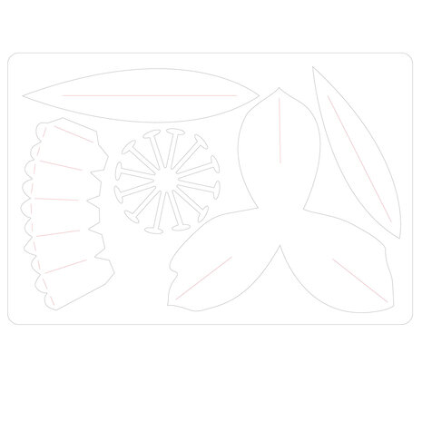 Sizzix Bigz L Die by Olivia Rose Daffodil (665107) (OUTLET)
