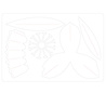 Sizzix Bigz L Die by Olivia Rose Daffodil (665107) (OUTLET)