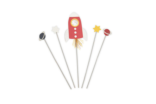 Sizzix Bigz L Die by Olivia Rose Space Rocket (666030) (DISCONTINUED)