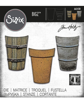 Sizzix Bigz Die by Tim Holtz Potted #2 (665438) (DISCONTINUED) Sizzix Bigz Die by Tim Holtz Potted #2 (665438) (DISCONTINUED)