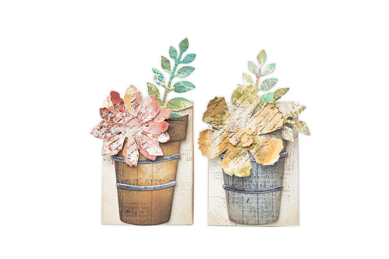 Sizzix Bigz Die by Tim Holtz Potted #2 (665438) (DISCONTINUED) Sizzix Bigz Die by Tim Holtz Potted #2 (665438) (DISCONTINUED)