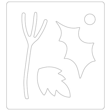 Sizzix Bigz Die Christmas Nature (664719) (DISCONTINUED) Sizzix Bigz Die Christmas Nature (664719) (DISCONTINUED)