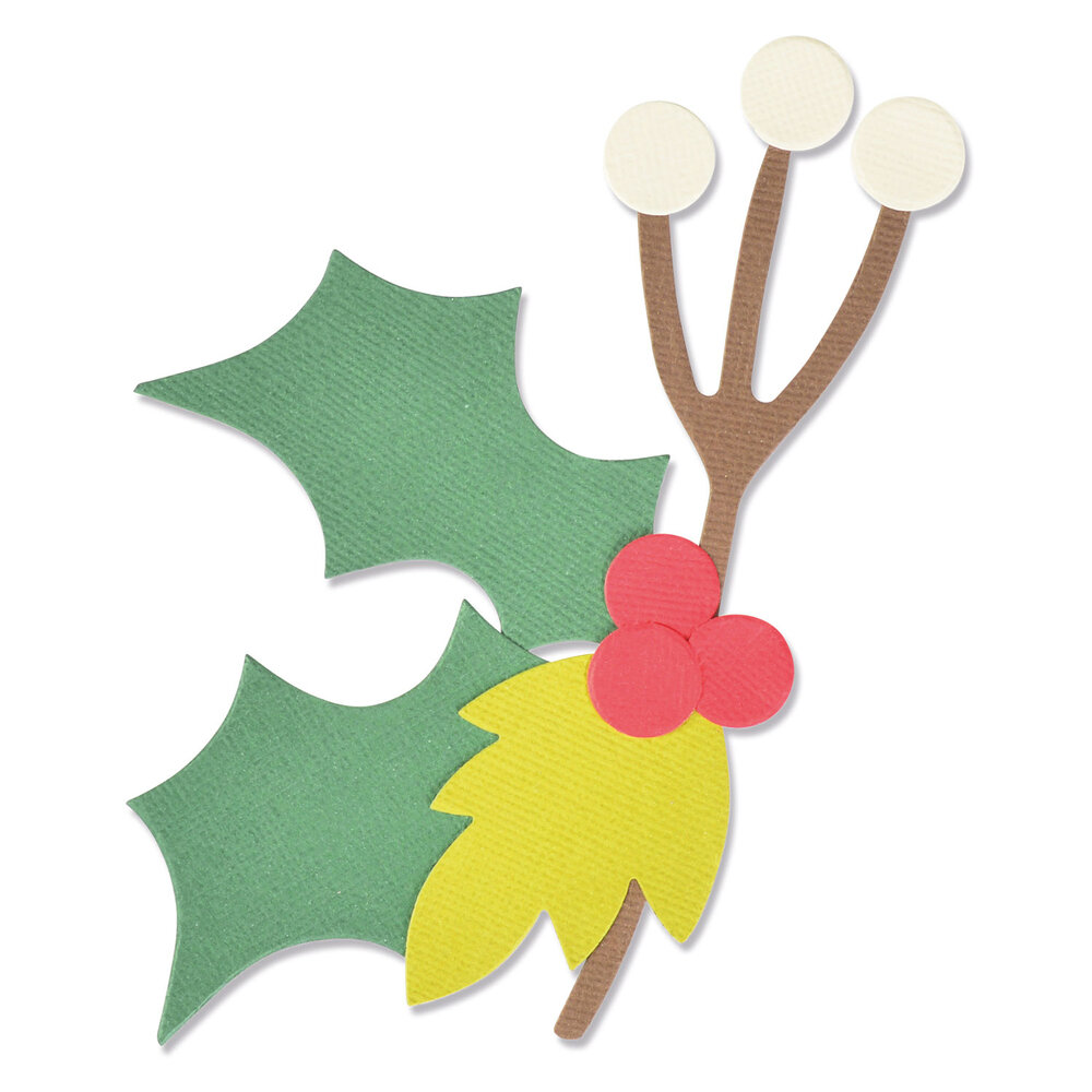 Sizzix Bigz Die Christmas Nature (664719) (DISCONTINUED) Sizzix Bigz Die Christmas Nature (664719) (DISCONTINUED)