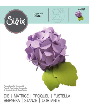 Sizzix Bigz Die Hydrangea (664367) (DISCONTINUED) Sizzix Bigz Die Hydrangea (664367) (DISCONTINUED)