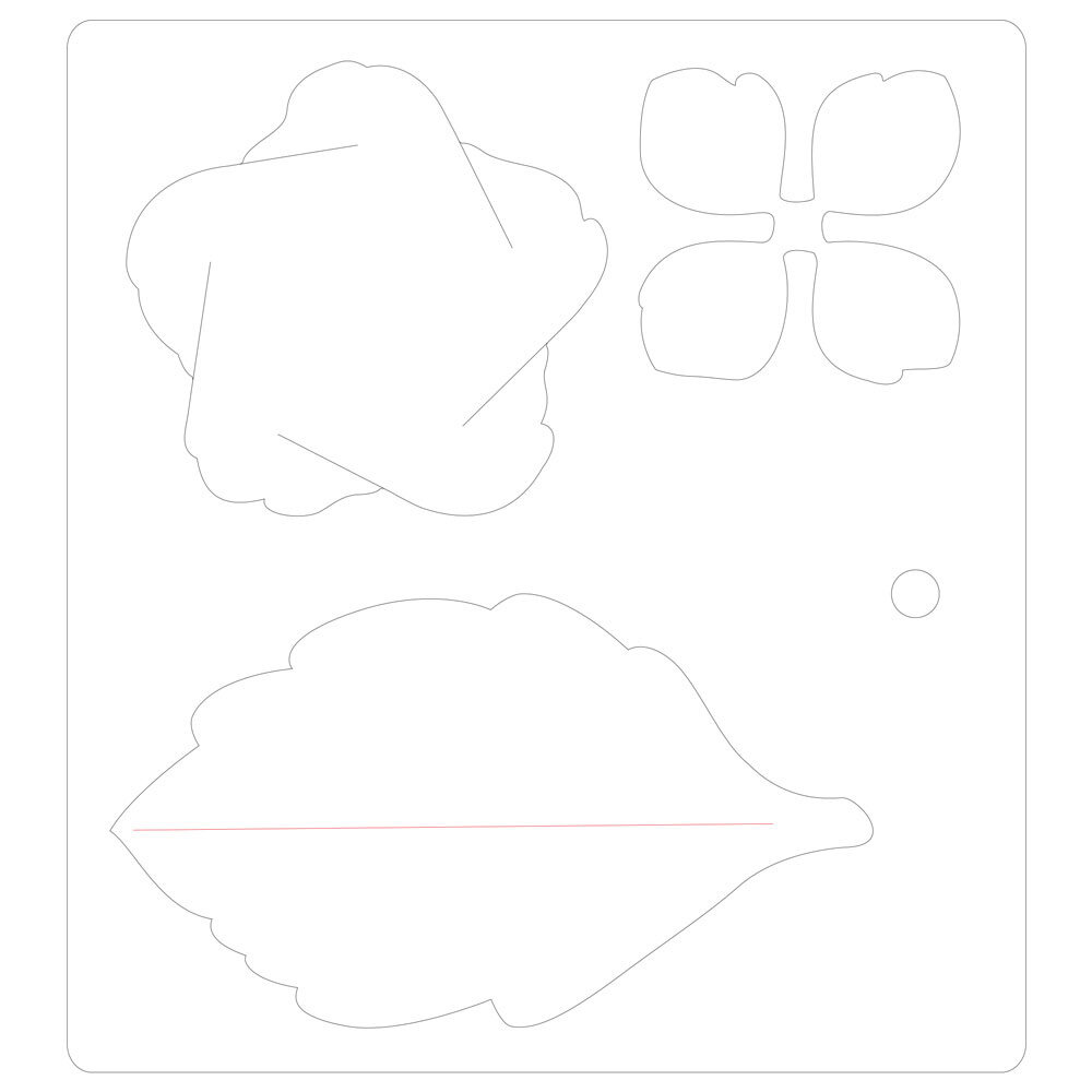 Sizzix Bigz Die Hydrangea (664367) (DISCONTINUED) Sizzix Bigz Die Hydrangea (664367) (DISCONTINUED)