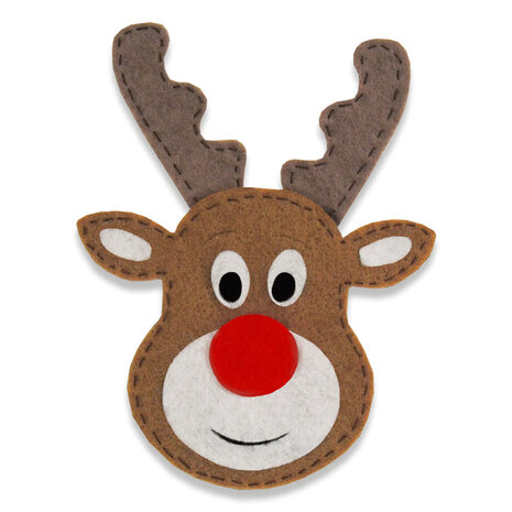 Sizzix Bigz Die Reindeer #4 (662974) (DISCONTINUED)