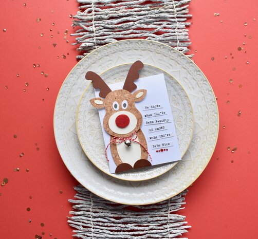 Sizzix Bigz Die Reindeer #4 (662974) (DISCONTINUED)