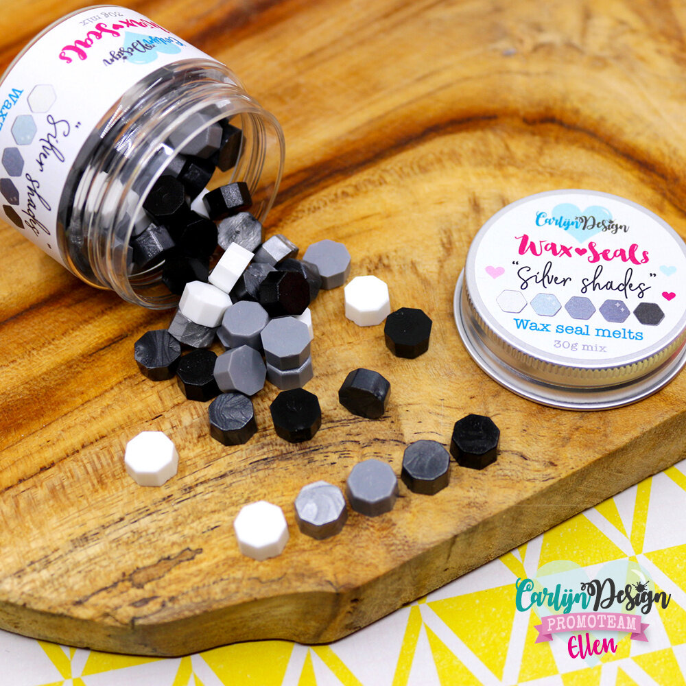 CarlijnDesign Wax Seal Melts Silver Shades (CDWX-0007) (DISCONTINUED) CarlijnDesign Wax Seal Melts Silver Shades (CDWX-0007) (DISCONTINUED)